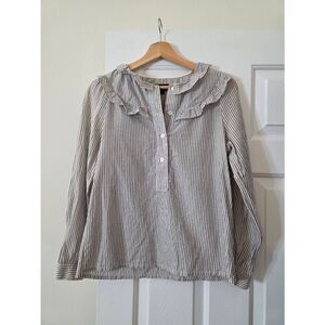 A.P.C Rue Madame Paris Longsleeve Blouse S